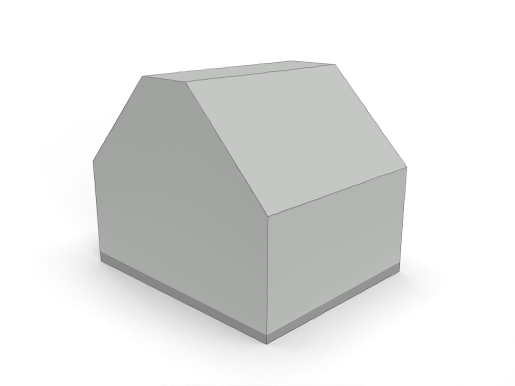 Trapéze Rectangle Tronqué en Protect 670 : La référence en matière de protection étanche Gris clair RAL 7038