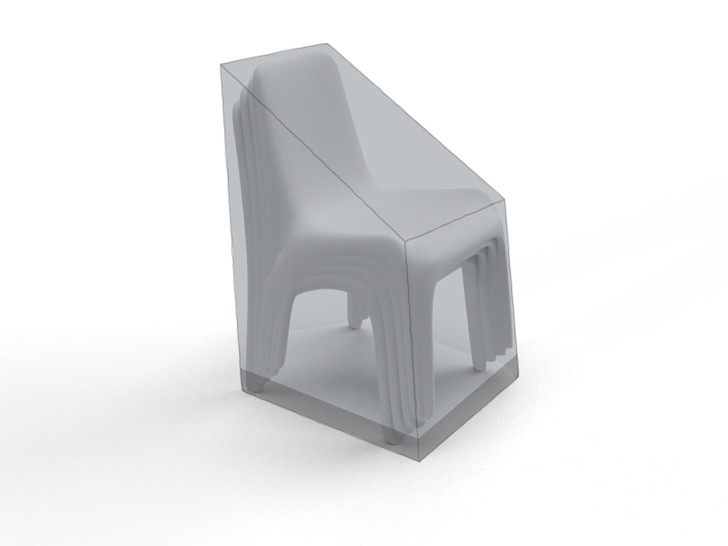 Chaise de jardin en POLY420 Gris