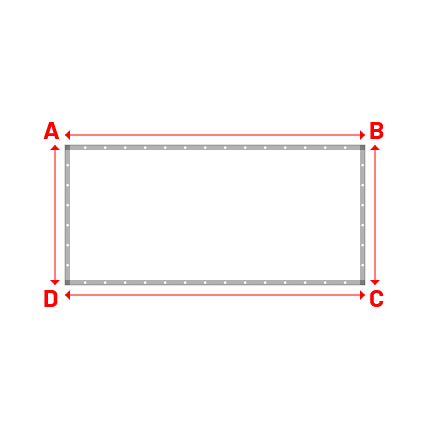 Bâche Rectangle en Protect 670 : La référence en matière de protection étanche Blanc RAL 9016 - 3.00x1.40m