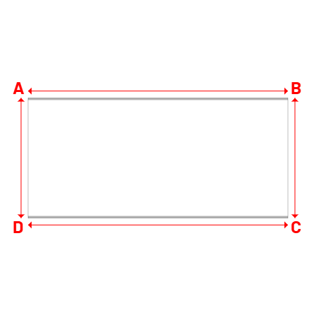 Bâche Rectangle en Protect 670 : La référence en matière de protection étanche Blanc RAL 9016 - 6.50x3.00m