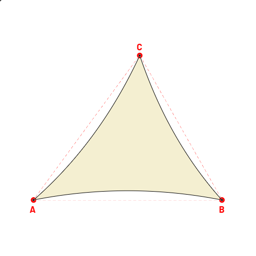 Voile d'ombrage triangle en AustralMesh - Toile d'ombrage ajourée Naturel (759 AustralMesh) - 7,49x6,61x7,13m