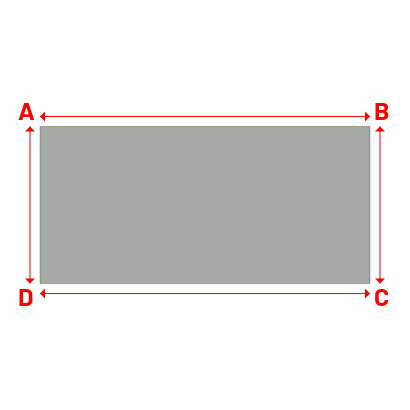 Bâche Rectangle en Protect 670 : La référence en matière de protection étanche Gris clair RAL 7038 - 4.20x2.00m