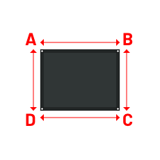 Bâche Rectangle en Protect 670 : La référence en matière de protection étanche Gris anthracite RAL 7016 - 1.14x0.88m