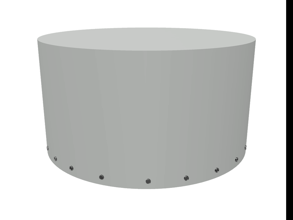 Housse Ronde - Protect 670 : La référence en matière de protection étanche Gris clair RAL 7038