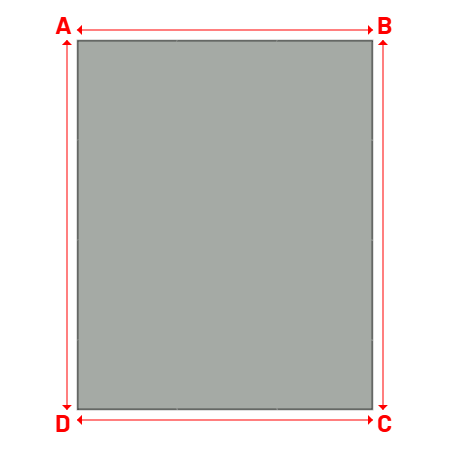 Bâche Rectangle en Protect 670 : La référence en matière de protection étanche Gris clair RAL 7038 - 8.00x10.00m