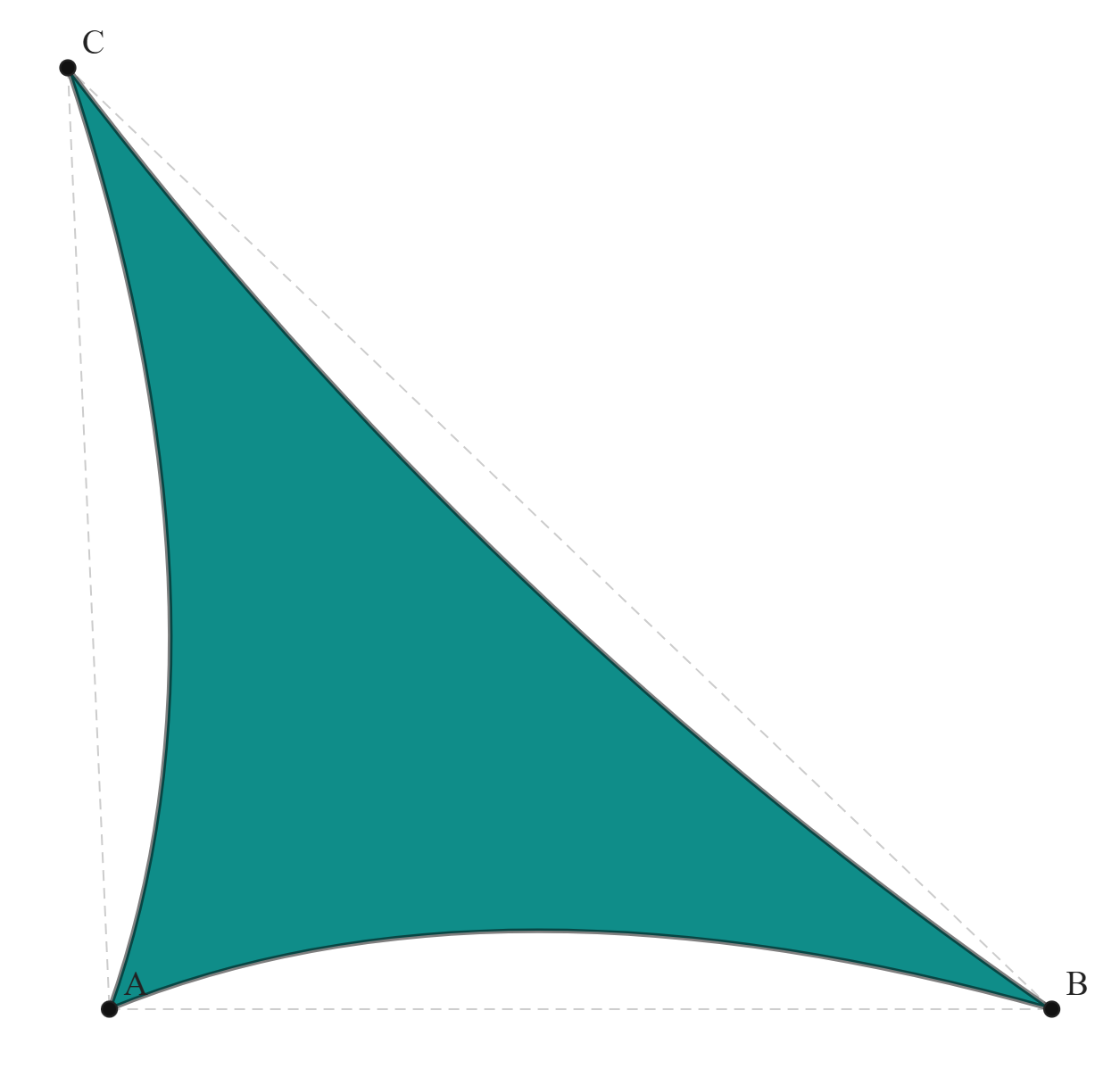 Voile d'ombrage - Voile d'ombrage Triangle Essentiel - Aqua marine 287