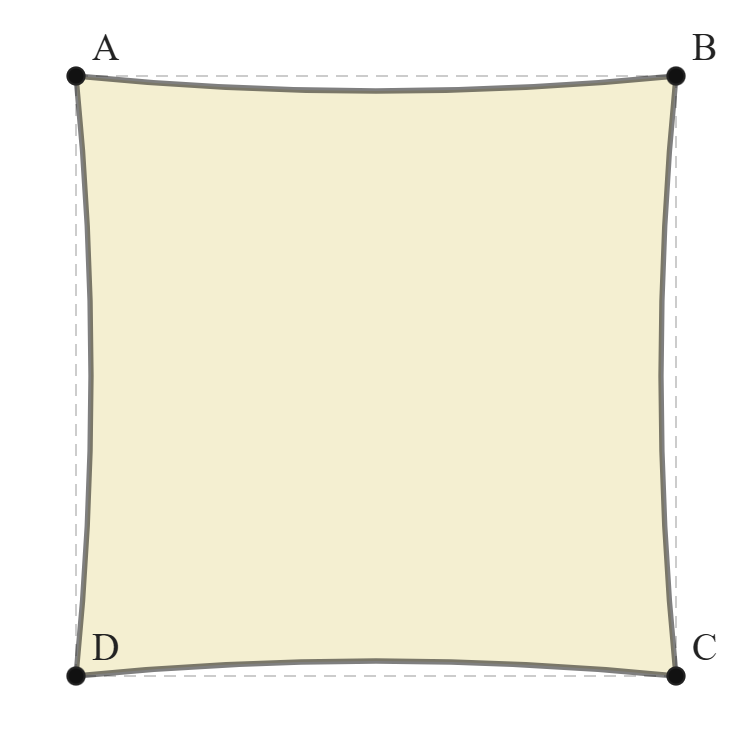 Voile d'ombrage - Voile d'ombrage Carrée Essentiel - Naturel (759 AustralMesh)