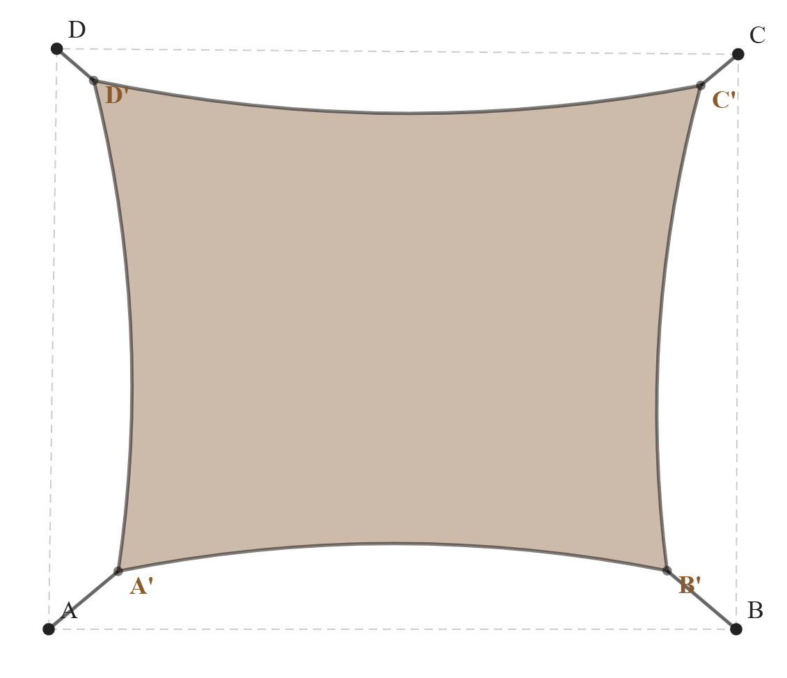 Voile d'ombrage - Voile d'ombrage Trapèze SmartSail - Beige Sablé 96-2135