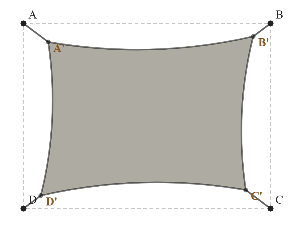 Voile d'ombrage - Voile d'ombrage Rectangle - Pierre 300 (Australmesh)