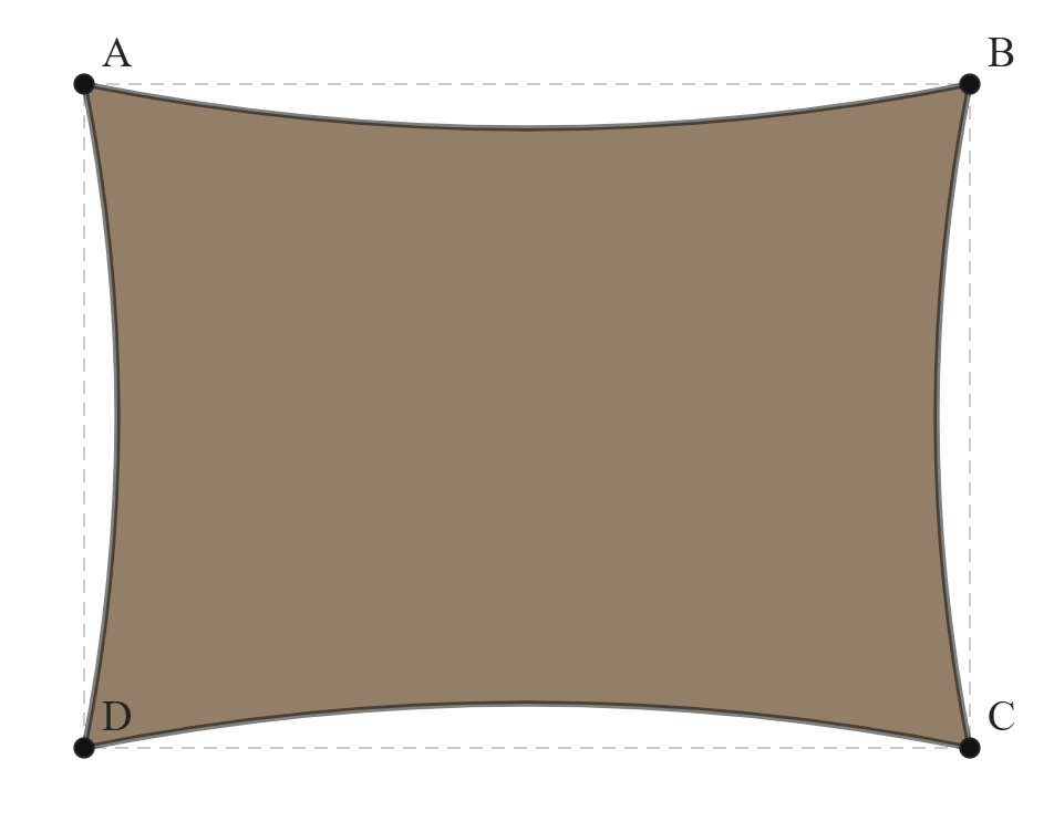 Voile d'ombrage - Voile d'ombrage Rectangle - Bois flotté 294 (AustralMesh)