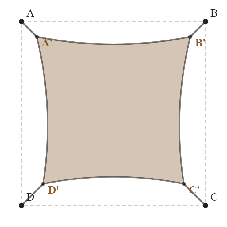 Voile d'ombrage - Voile d'ombrage Carrée - Beige Sablé 92-2135