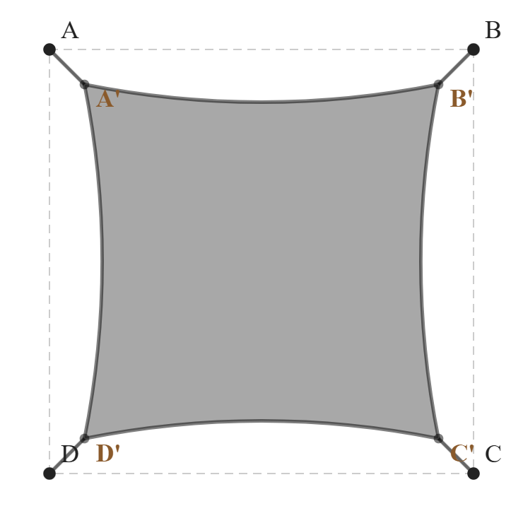 Voile d'ombrage - Voile d'ombrage Carrée - alu/anthracite 92-2068