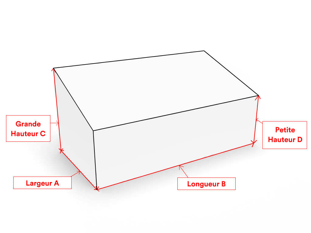 Housse de protection plancha trapézoïdale - Protect 670 : La référence en matière de protection étanche Gris clair RAL 7038