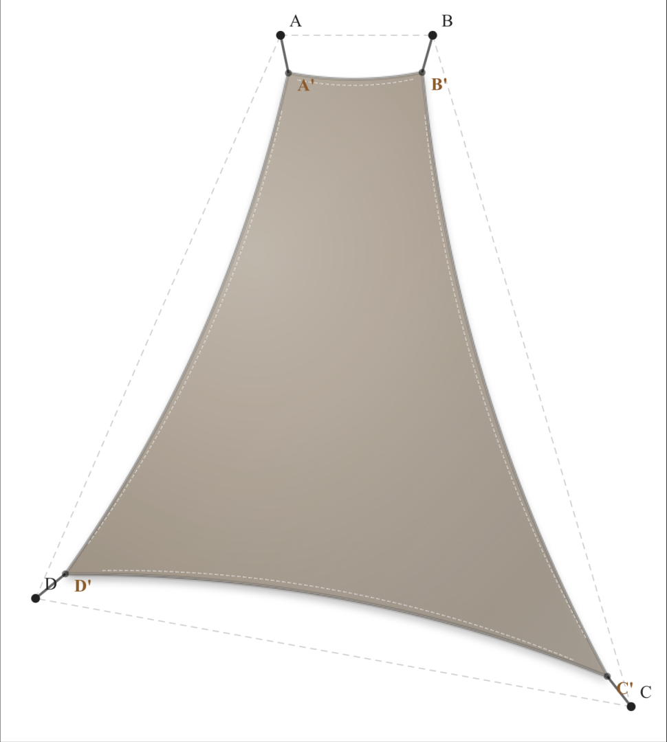Voile d'ombrage - Voile d'ombrage Trapèze - Taupe 96-50850