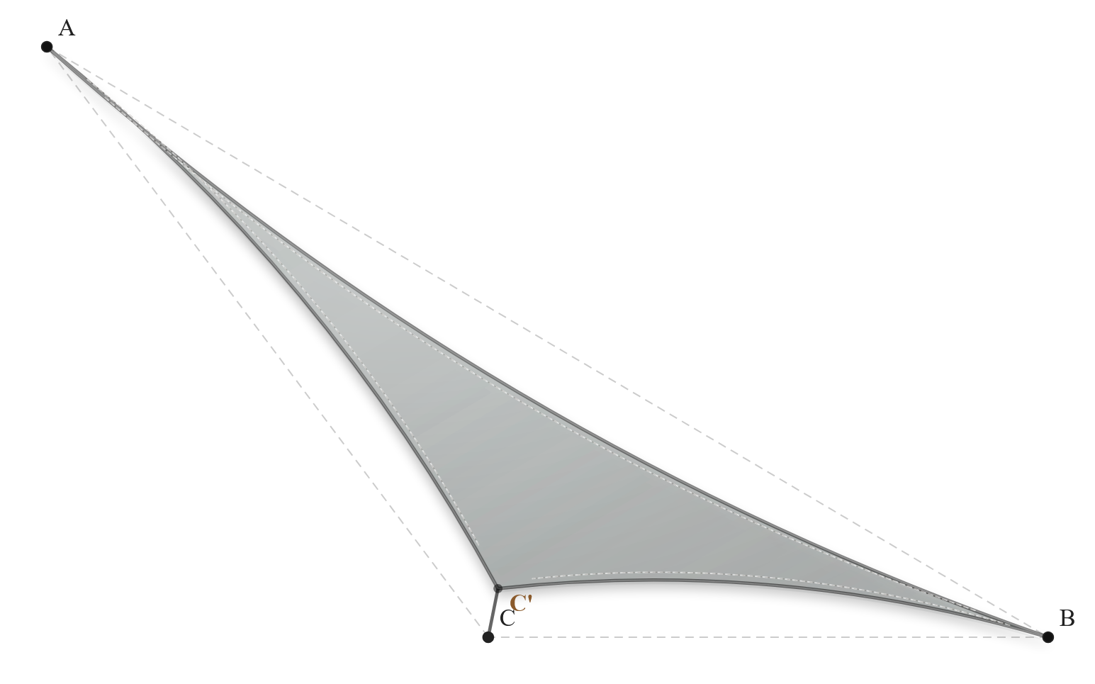 Voile d'ombrage - Forme Triangle - Galet 96-2171
