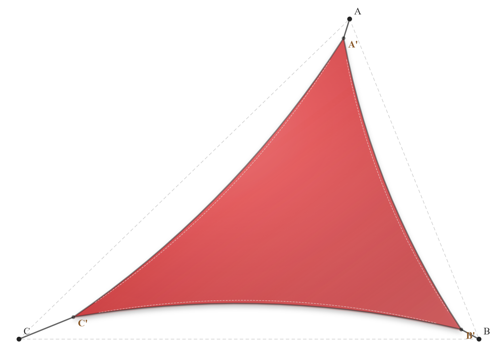 Voile d'ombrage - Forme Triangle - Rouge Cerise (662 AustralMesh)
